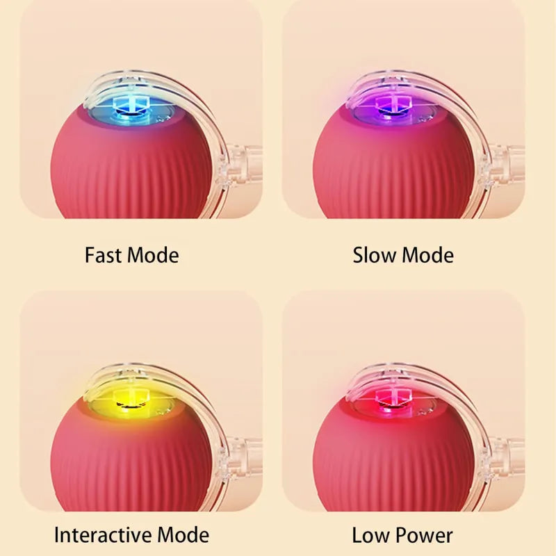 Ultimate 360° Smart Pet Ball – Self-Rolling Toy for Cats & Dogs